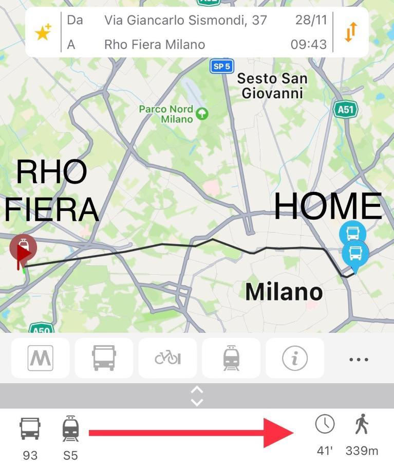 Sismondi Top Apt Milan Luaran gambar